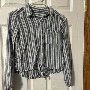 Women’s size small Aeropostale button stripped shirt